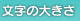 文字の大きさ